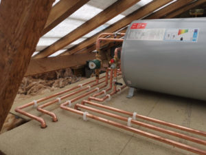 Sanitary heating system