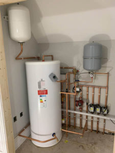 Converting hot water system