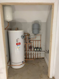 Converting hot water system